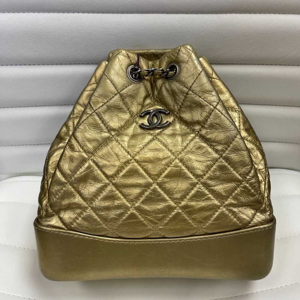 Chanel Gabrielle Backpack Quilted Calfskin Small - Picture 11 of 14